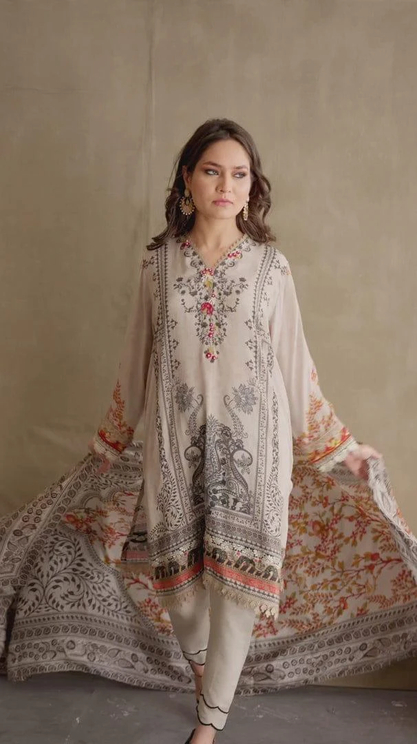 Afsana Zeel Cotton Wholesale Pakistani Readymade Salwar Suit Catalog — Wholesale Salwar Suits, MPA wholesale from Surat — view 3